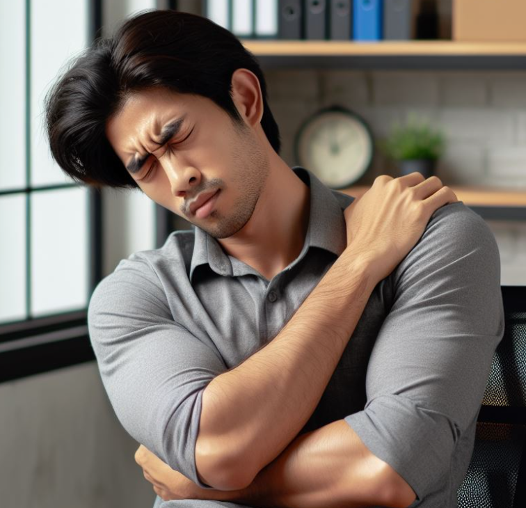 목-어깨-등통증-스트레칭