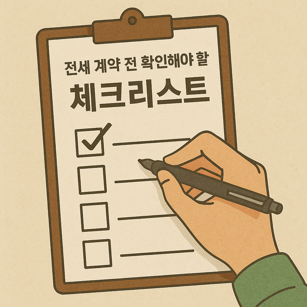 “전세 계약 전 확인해야 할 조용한 부자의 체크리스트”