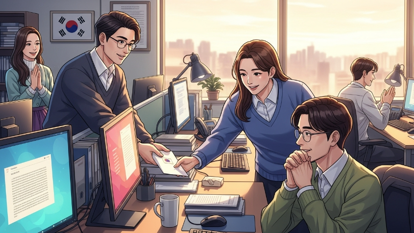 직장동료-10월의마지막날-인사말