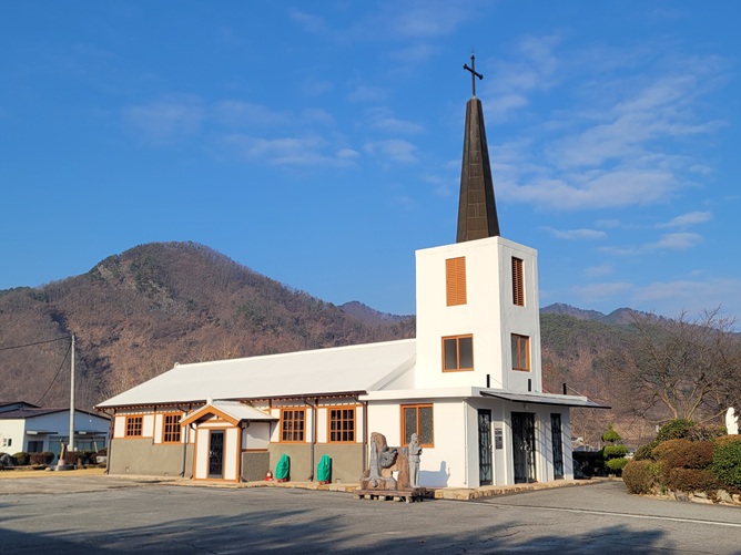 진산 성지 국가등록문화유산성당 사진