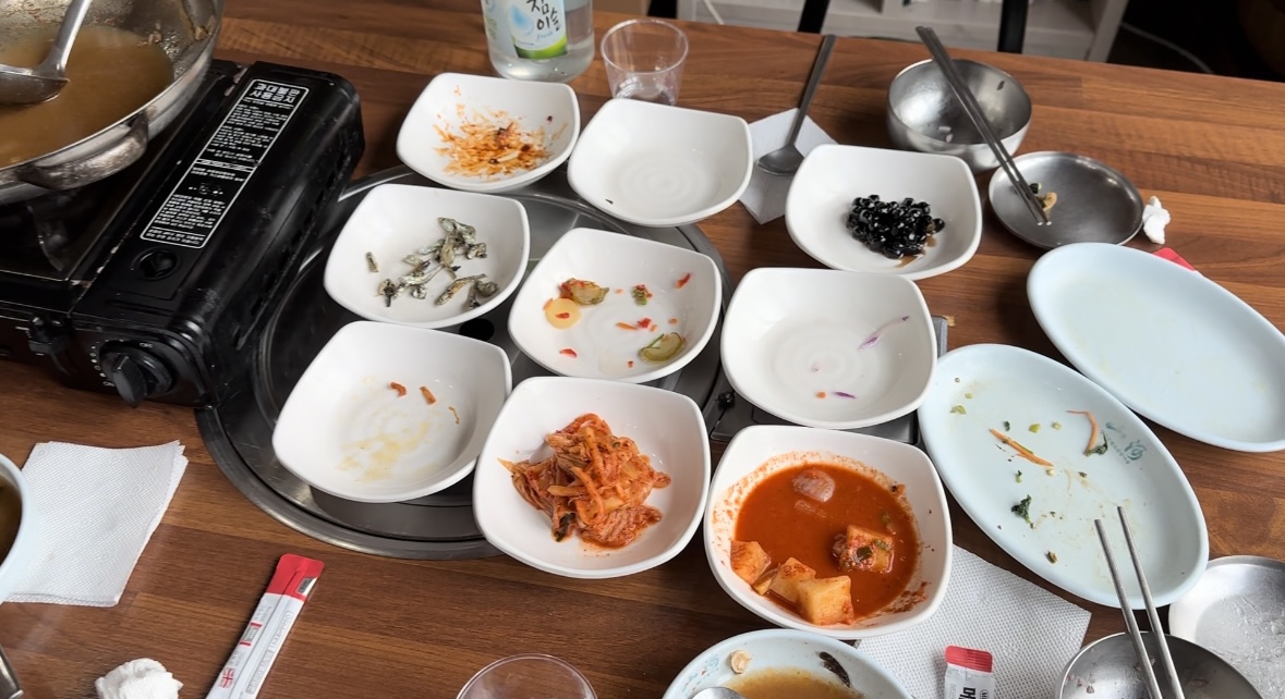 산하-다먹은그릇