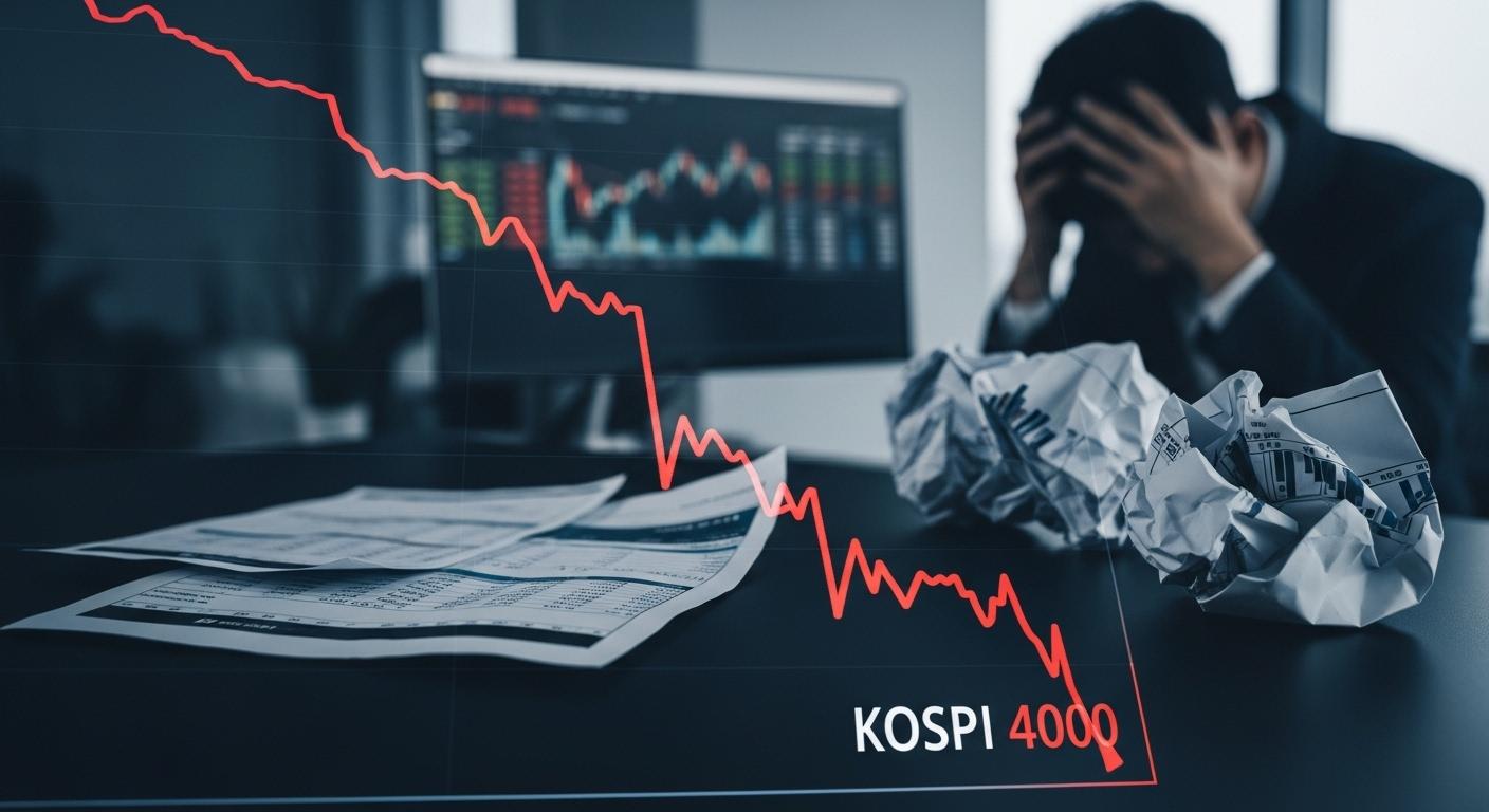 코스피 4000 붕괴