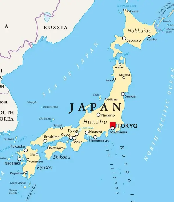 일본 도시 위치