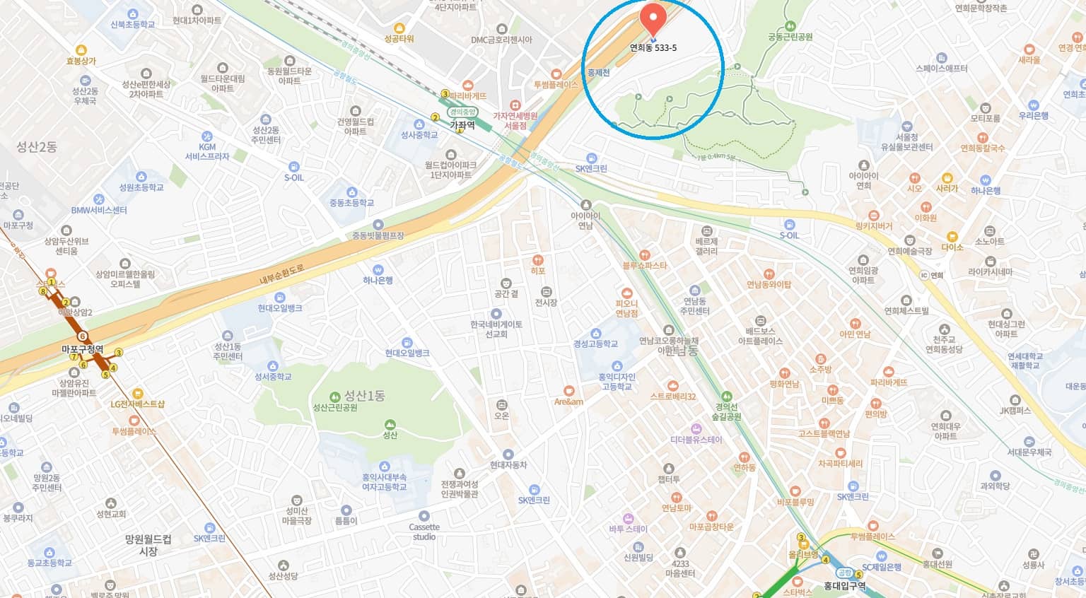 연희 드파인 위치