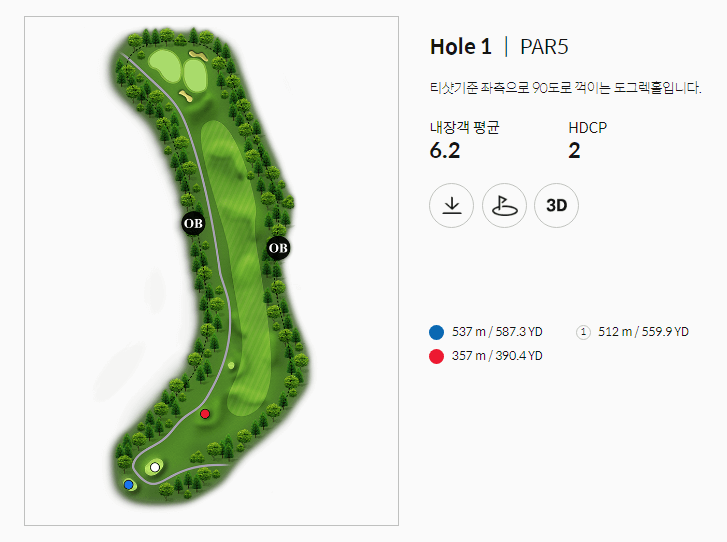 골프존카운티 감포 인코스 1
