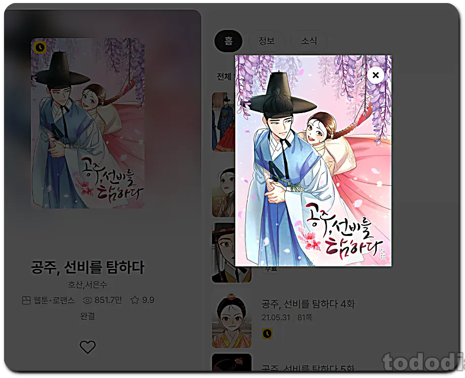 공주선비를 탐하다