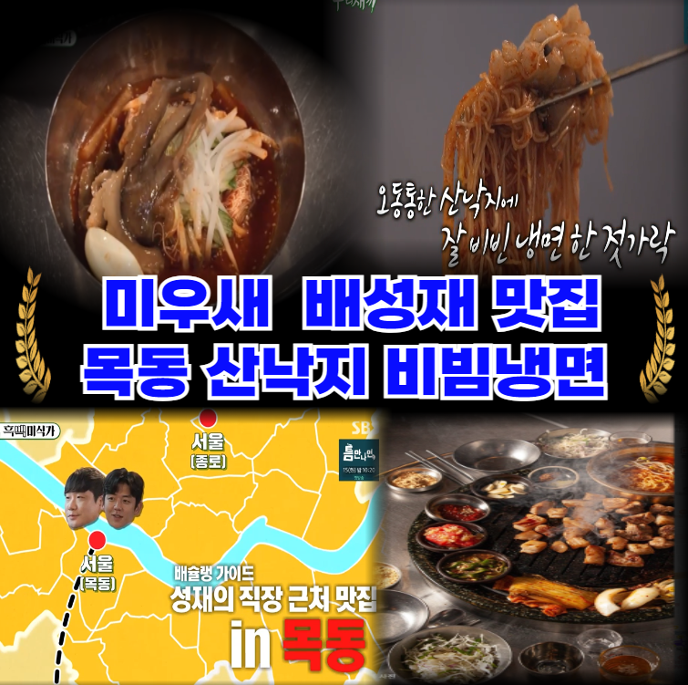 미우새-산낙지-비빔냉면과-제주-먹고기-배성재-목동-맛집-어디?