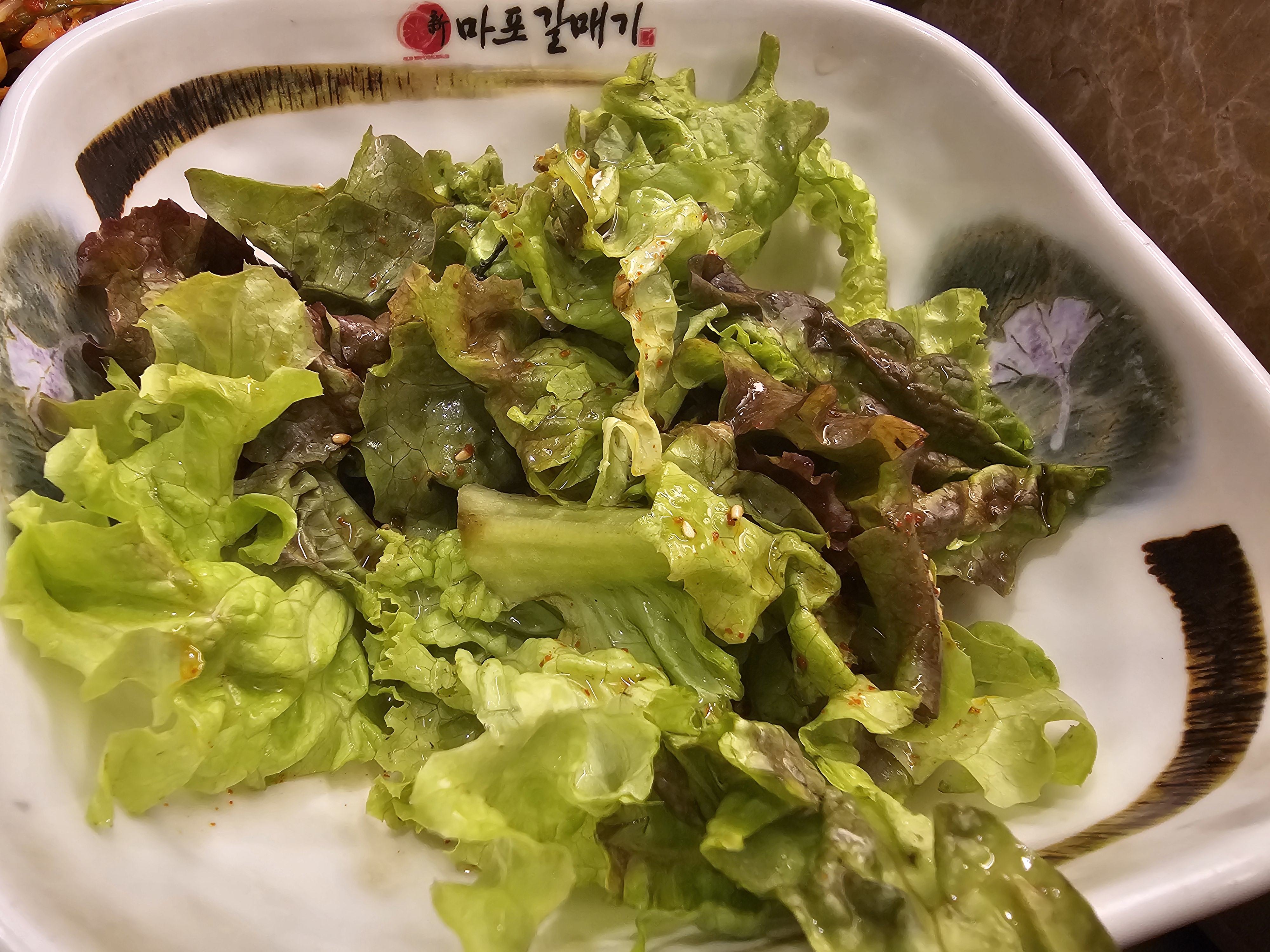 인천_작전동_신마포갈매기_상추겉저리