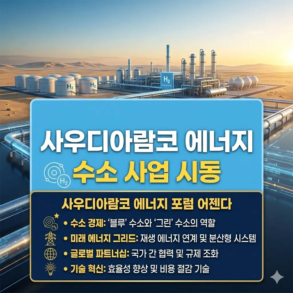 사우디아람코 에너지 포럼 어젠다