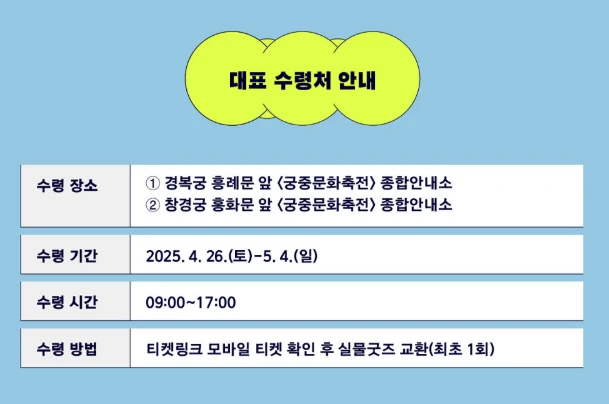 2025 봄 궁중문화축전 궁패스 노리개 구매 방법