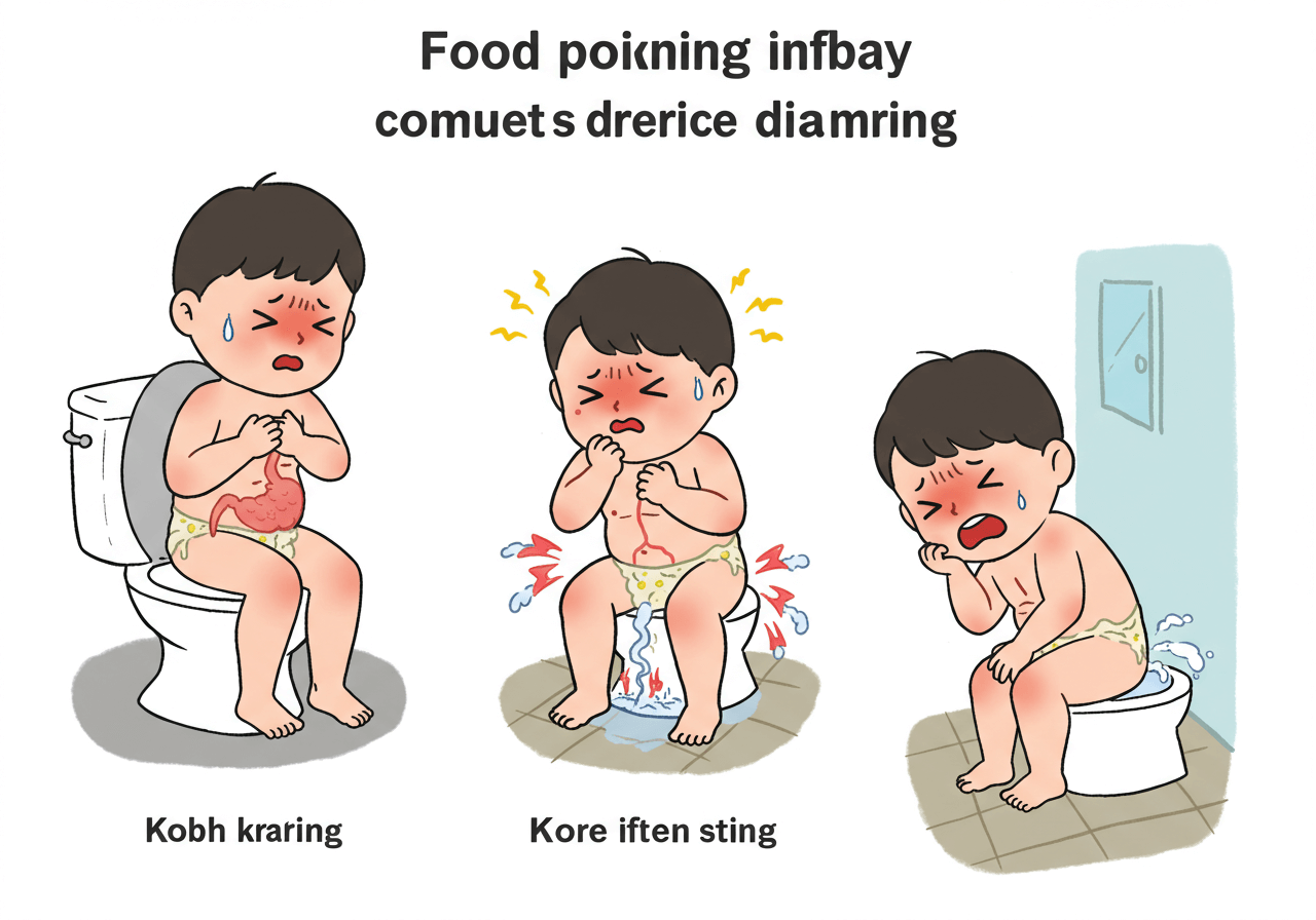 식중독 걸리는 과정