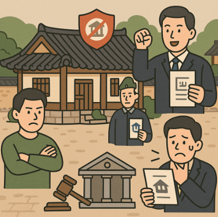 전주한옥마을 주택 낙찰 분쟁