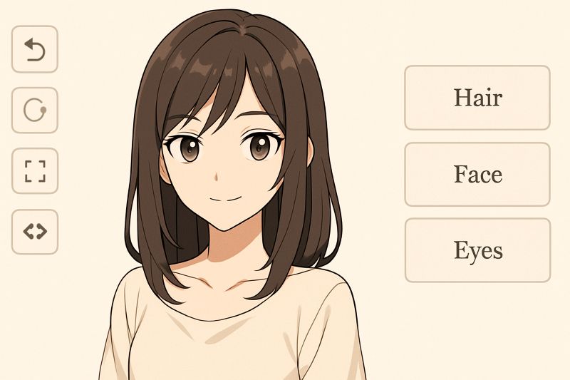 캐릭터 커마 메이크업