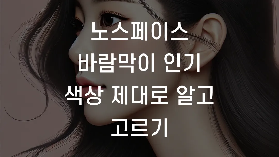 노스페이스 바람막이 인기 색상 제대로 알고 고르기