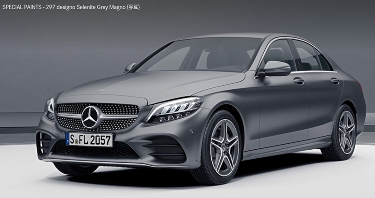 벤츠 c 클래스 색상코드 Designo Selenite Grey Magno( 색상코드 :&nbsp; 297)