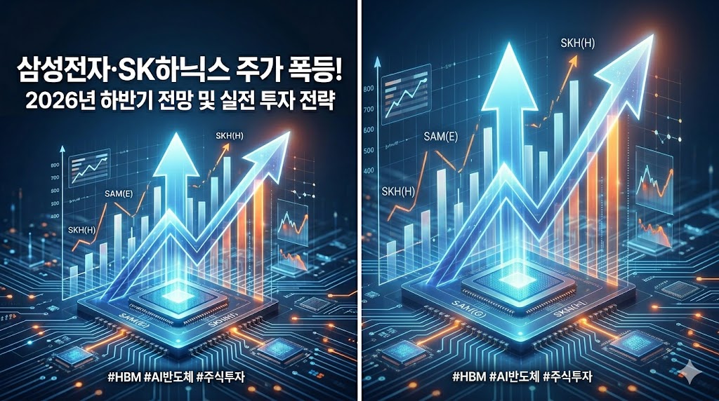 삼성전자.SK하이닉스 주가폭등 이유와 2026 전망, 지금 사도 늦지 않을까"? 관련 사진