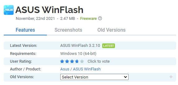 ASUS-WinFlash