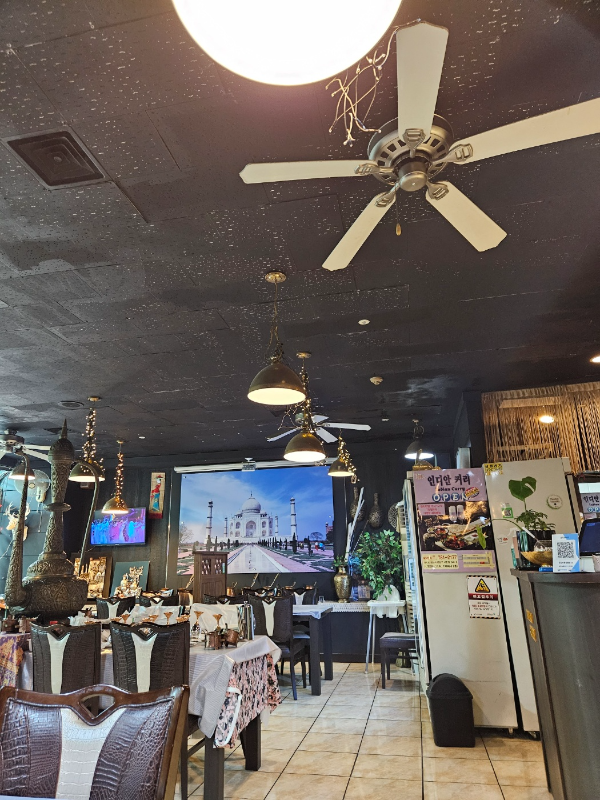 인디안 커리 내부 인테리어