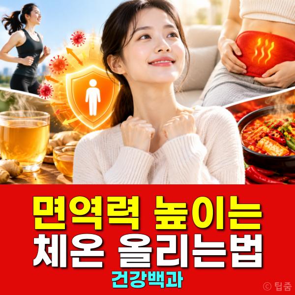 면역력 높이기 체온 올리기
