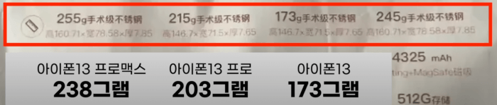유출된-아이폰14-무게