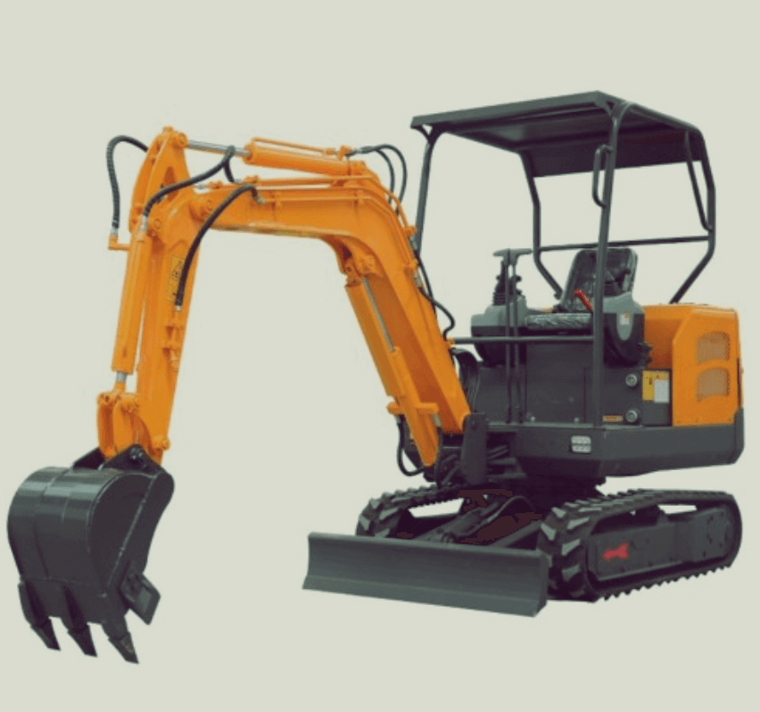 주황색-포크레인-한대