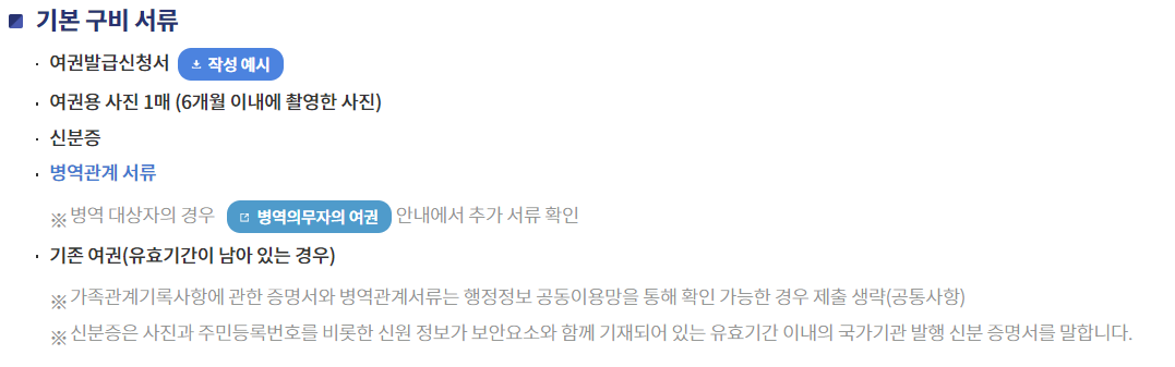 여권 재발급 온라인 신청, 준비물, 비용, 기관