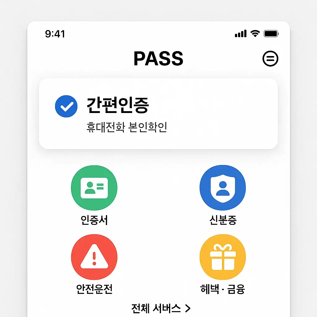 모바일 신분증 발급 방법