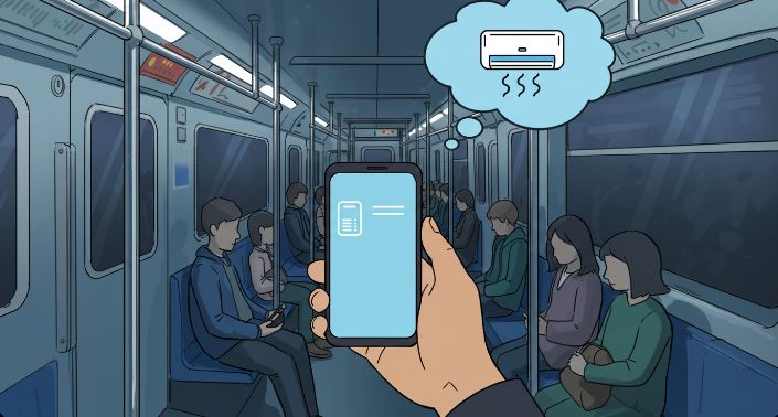 지하철 에어컨 고장 관련이미지