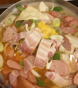 베이컨수제햄부대찌개