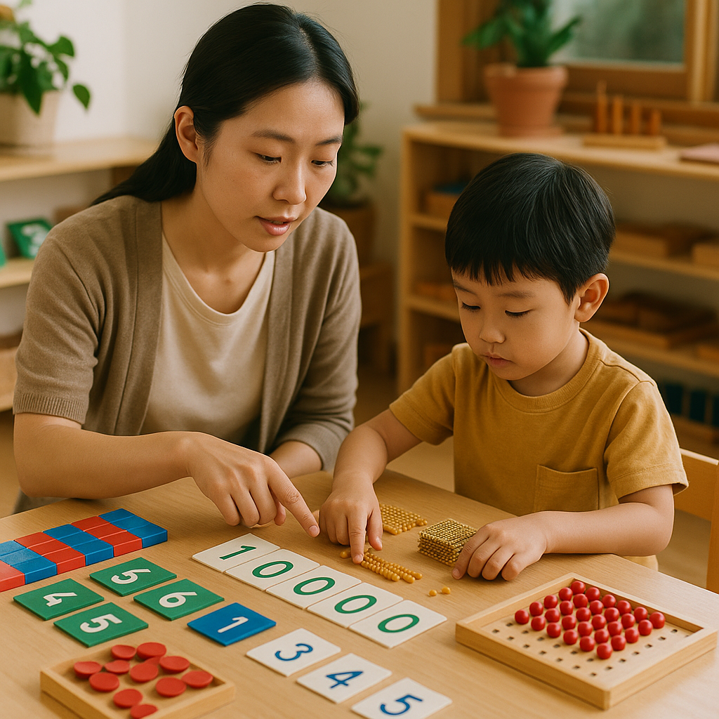 몬테소리 수학 교육 핵심 교구와 개념