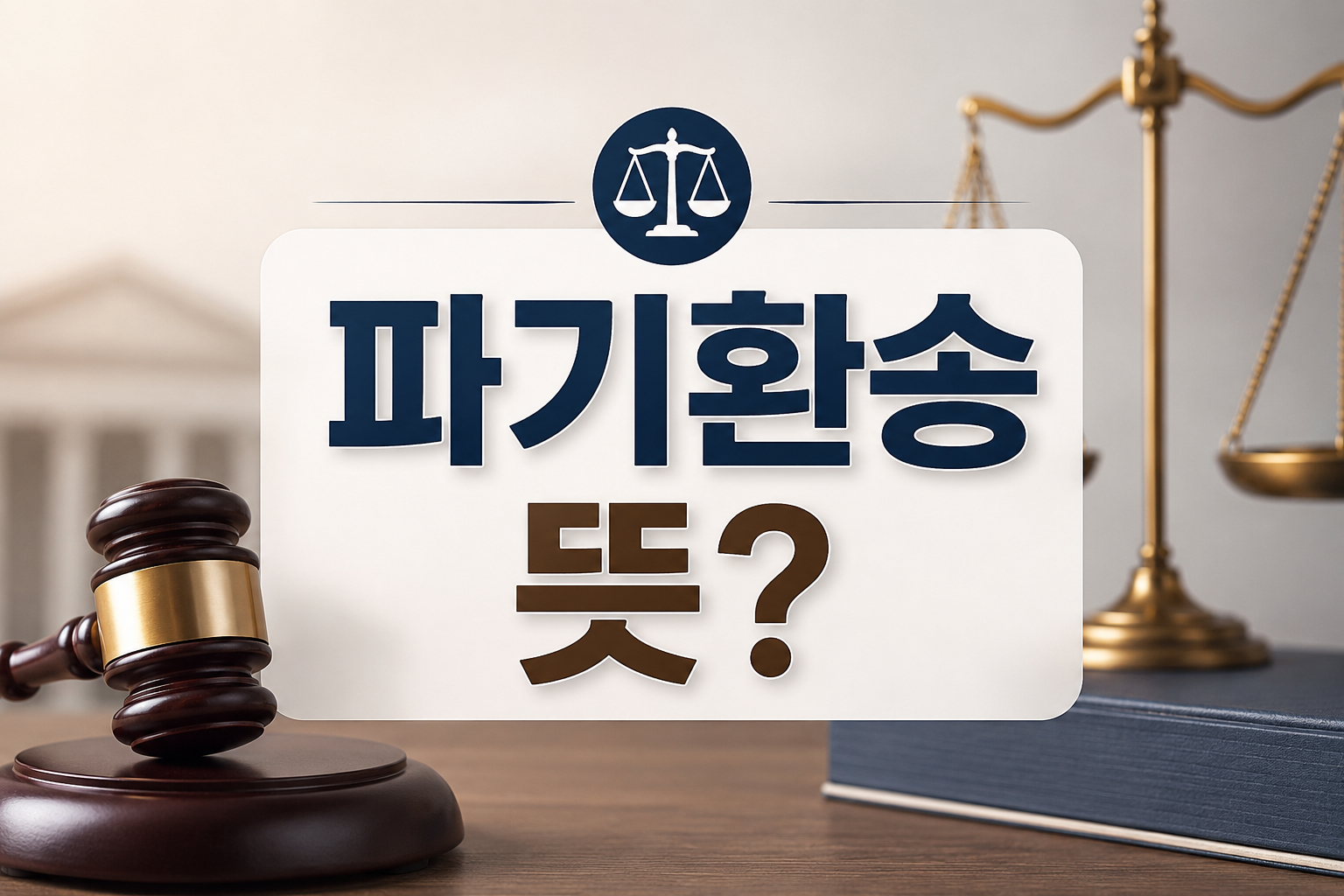 파기환송 뜻