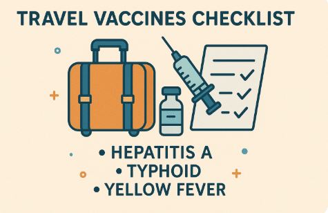 여행 전 백신 접종 필수 리스트 관련 사진