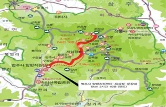 속리산 등산코스와 등산지도 정보_6