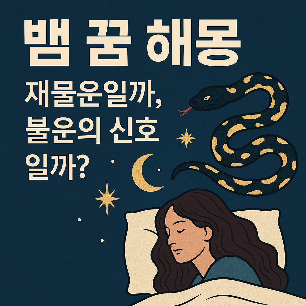 뱀 꿈 해몽