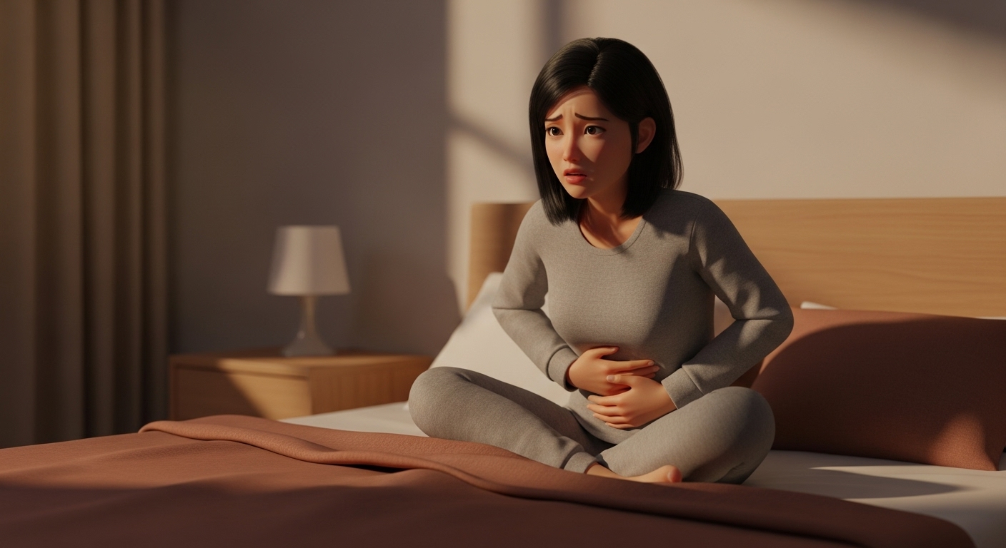 부정출혈, 하복부통증