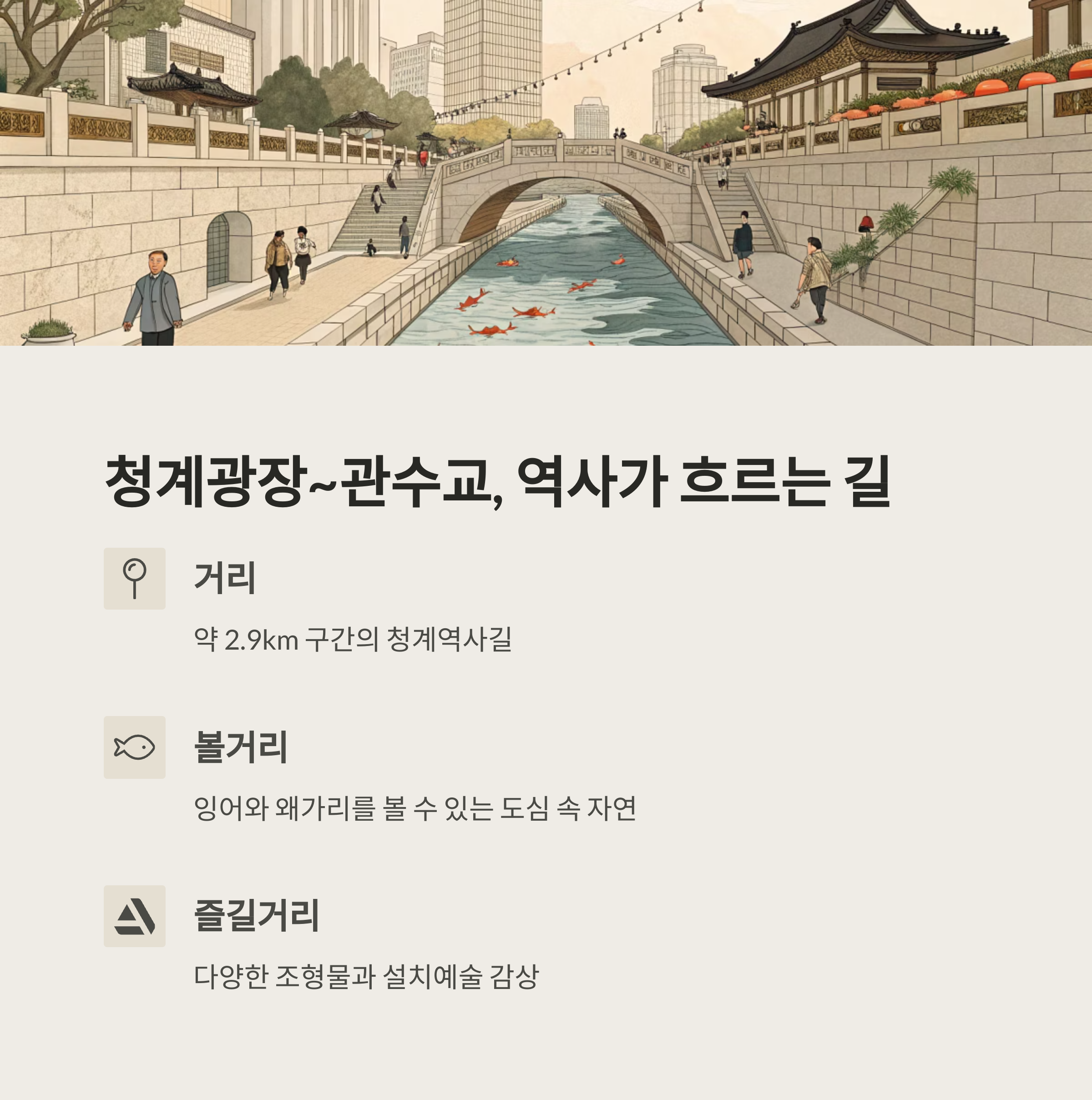 청계천 따라 걷는 서울 도심 여행, 종로 핫플