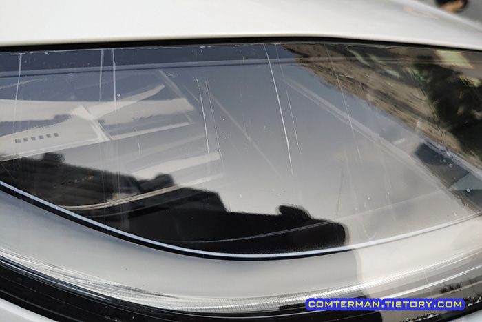 테슬라 모델3 하이랜드 헤드라이트 PPF 필름 DIY