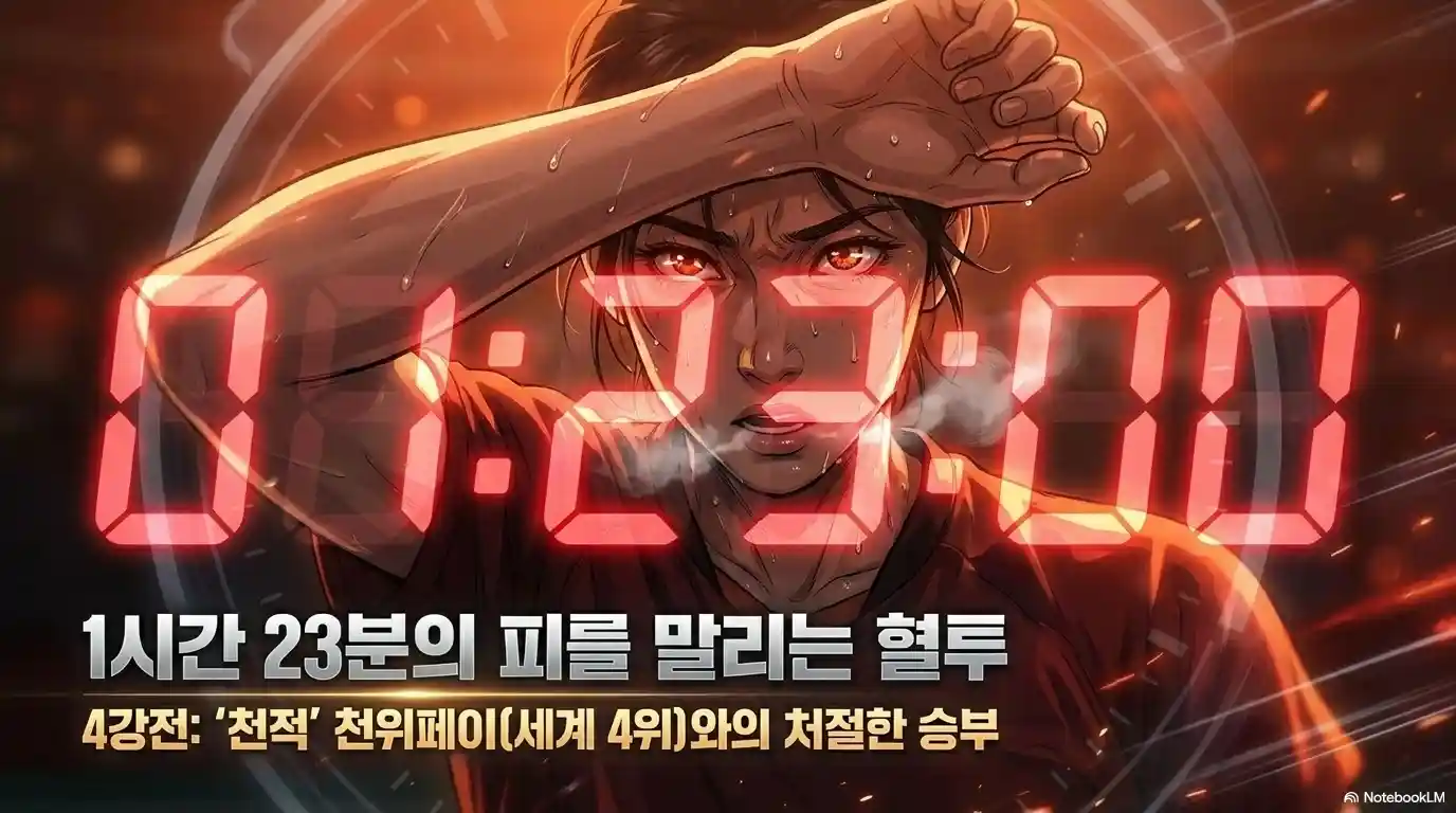 안세영 천위페이 4강전 1시간 23분 혈투 - 싱가포르 오픈 준결승 역전 드라마