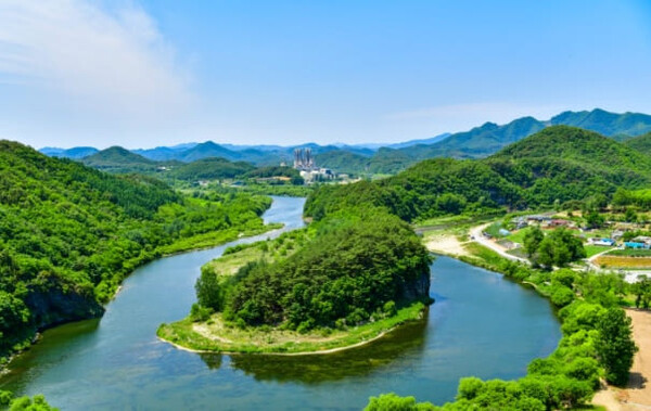 영월-한반도-지형