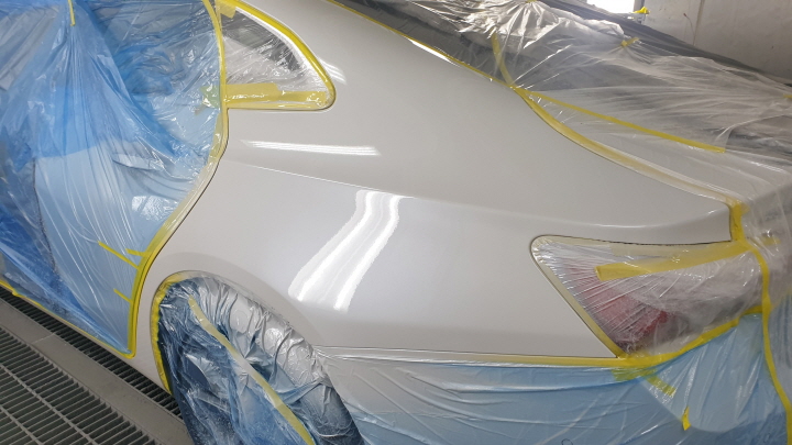 도장 작업 완료 사진