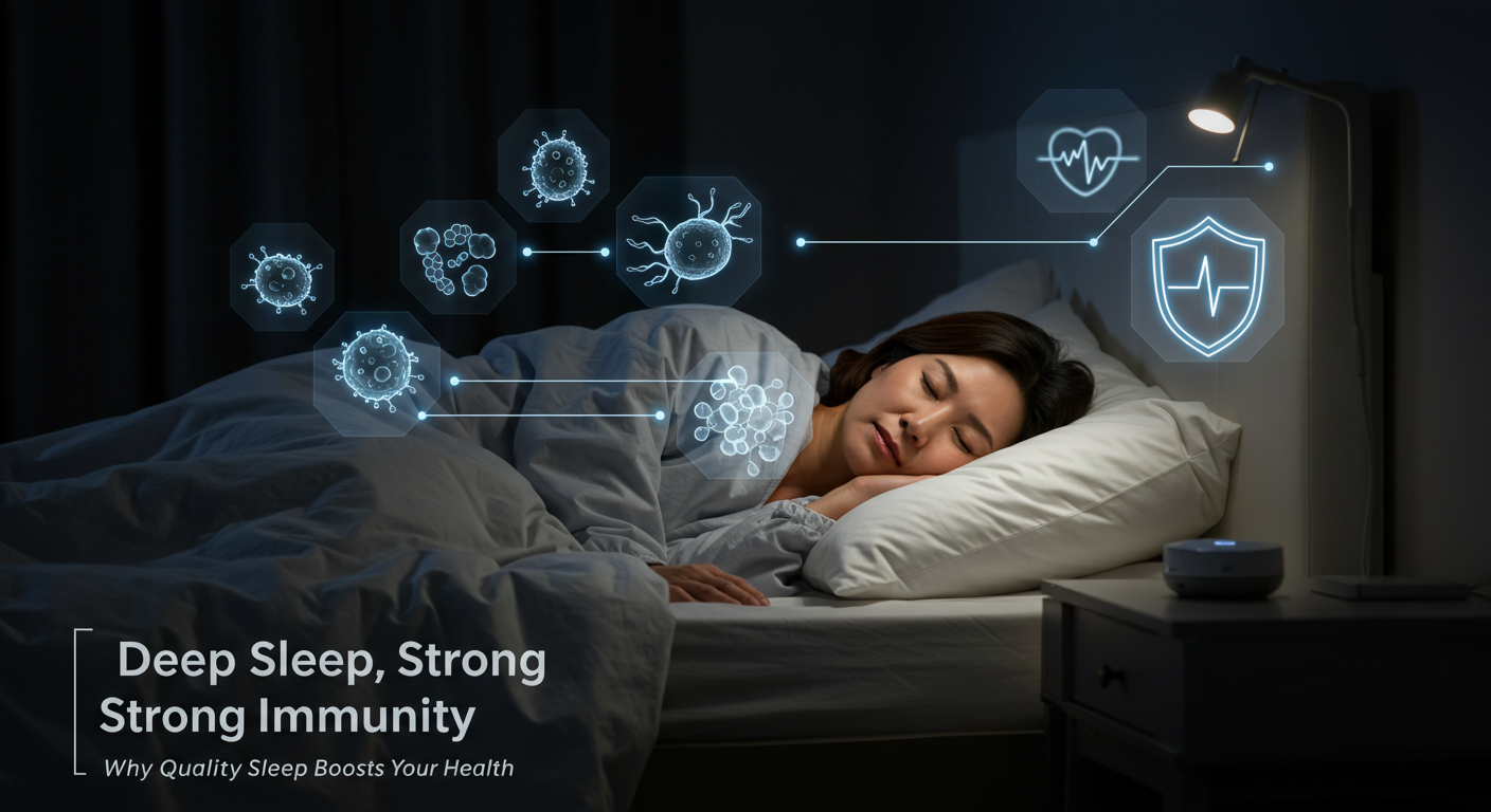 깊은 수면은 사이토카인 분비를 통해 면역 반응을 조율