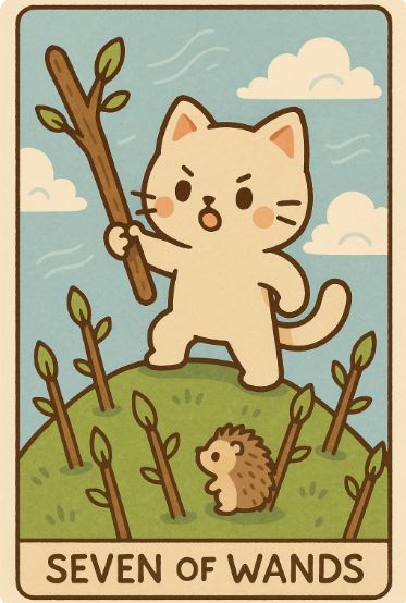 Seven of Wands (완드의 7)