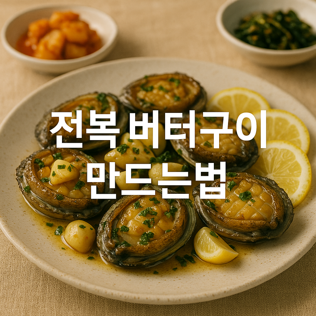 전복 버터구이 만드는법