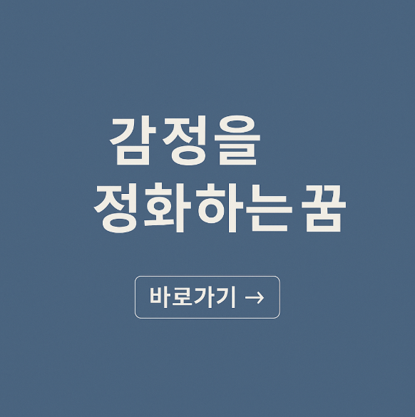 감정을 정화하는 꿈