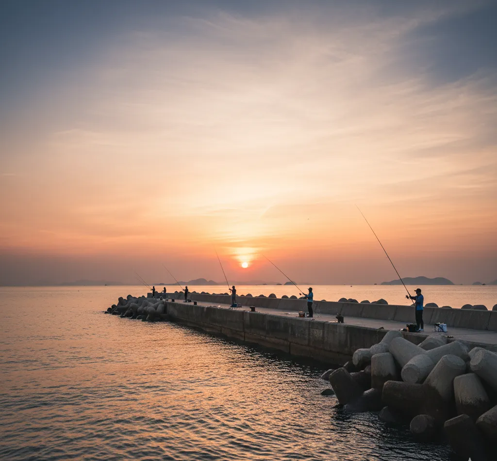 서해 쭈꾸미 포인트 정보 제공 이미지