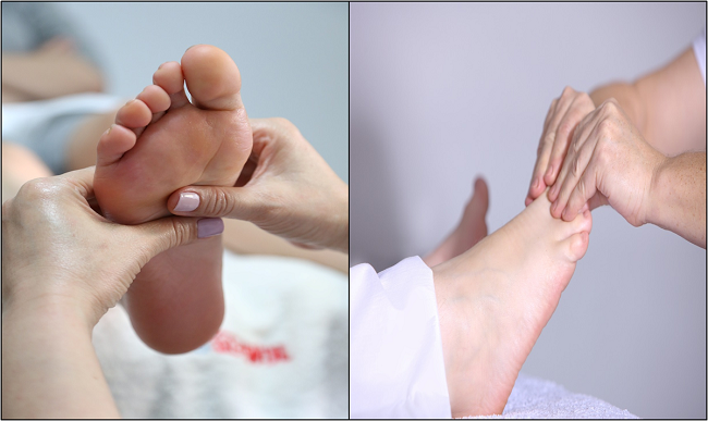 발가락에 ;쥐가 났을 때 풀어주는 이미지