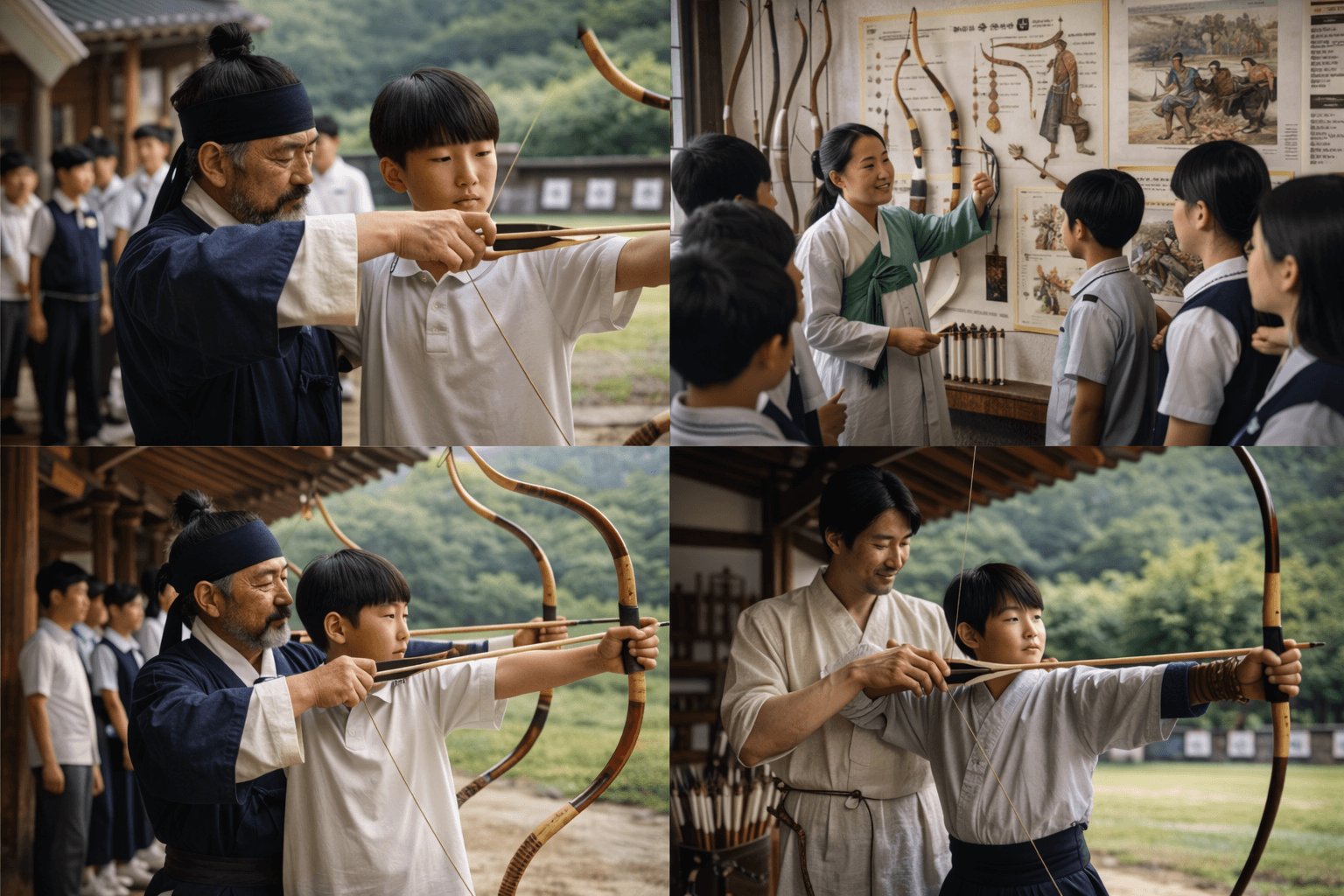 한국 전통 활 교육 활용