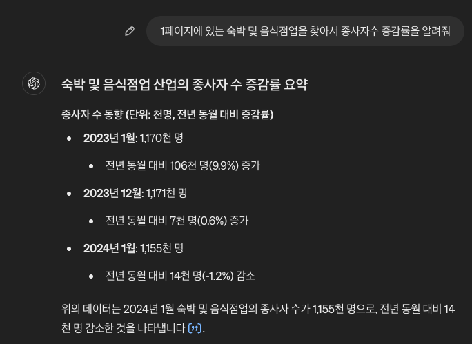 질문 및 ChatGPT 4o 답변