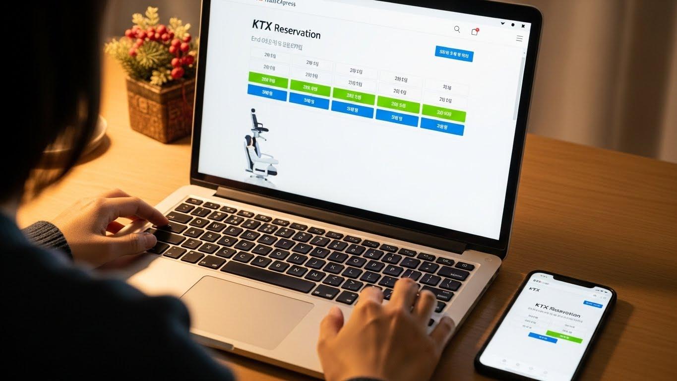 연말 ktx 예매 방법