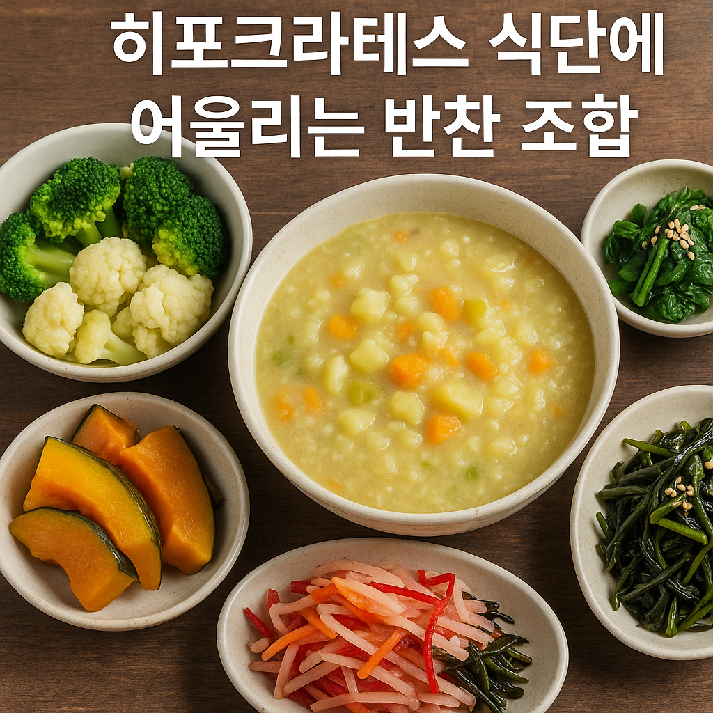 히포크라테스식단과건강반찬차림